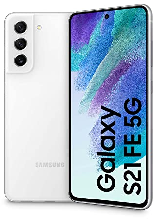 Samsung Galaxy S21 FE 5G Smartphone Android 128GB SIM Free Display 6.4 Dynamic AMOLED 2X, 3 Fotocamere Posteriori, White [Versione Italiana]