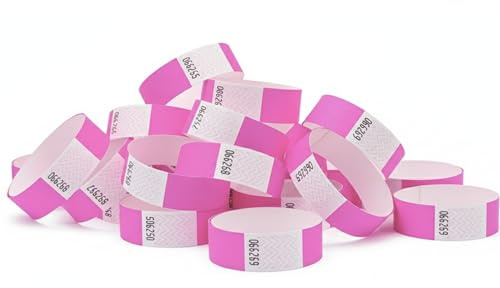 Pack de bracelets d’identification tyvek® simple pour le contrôle d’accès