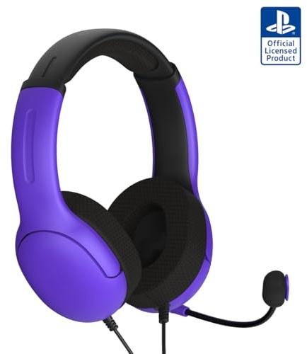 PDP PS5 AIRLITE Wired Headset Ultra Violet