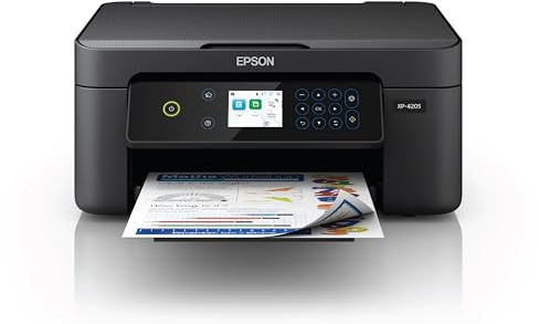 Epson Expression Home XP-4205 Imprimante Couleur Tout-en-Un sans Fil avec numérisation, Copie, Impression Recto-Verso Automatique, Photos sans Bordure et écran Couleur de 2,4, Fonctionne avec Alexa