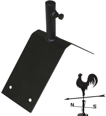 Support de girouette pour toits | Support de girouette en métal robuste pour indicateur de direction du vent