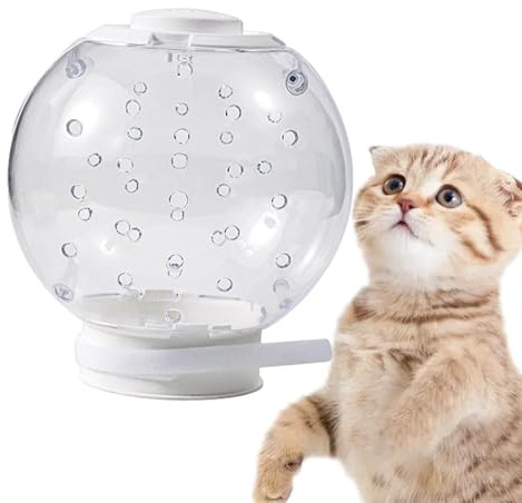 Atmungsaktiver Katzen-Maulkorb – Katzenpflegemaske, verstellbarer, transparenter Maulkorb, transparente Kapuze, atmungsaktive Mundabdeckung, Anti-Biss für Fellpflege, Baden, Rasieren aggressiver
