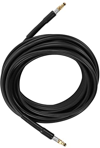 Kikumi Tubo D'acqua Ad Alta Pressione, 5800 Psi, 16,3 Iarde di Gomma Flessibile, Tubo da Giardino per Pavimenti per Auto da Esterno Ampiamente Usato (Connettore nel colore di rame)