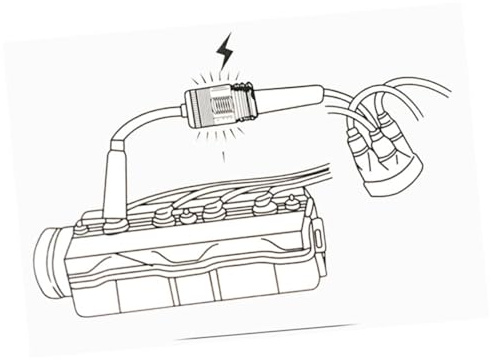 BUGUUYO 2 piezas Probador de Bujías Doble Orificio para Sistema de Encendido Tester de Chispa Resistente y Práctico Herramienta Rápida para Diagnóstico Motor Coches y Motos