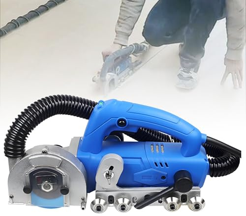 Elektrisk kakelfogrengöring, elektrisk kakelfogrengöring, 1200W fogrengöring med automatisk vattenblåsare, justerbart skärdjup A