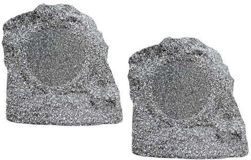 Earthquake Sound Granite-52 5.25 Koaxial Outdoor Rock Lautsprecher (Paar) - Granit Finish