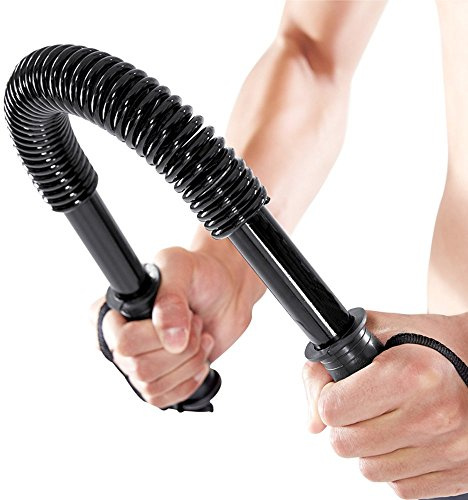 Boshen Power Twister Bar for Arm Upper Body Strength Training Workout Heavy Duty Arm Builder 44lbs/66lbs/88lbs/110Ibs for Choice