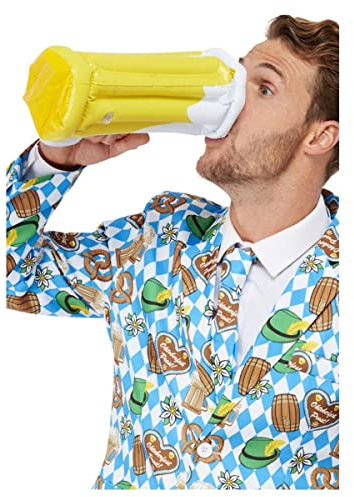 Smiffys Barril de cerveza inflable Festival de cerveza, 28cm / 11in Halloween