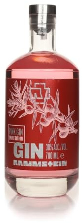 Rammstein Pink Gin | Rosenrot oh Rosenrot, tiefe Wasser sind nicht still | aromatisch & kraftvoll | mit Erdbeeren und Jasmin verfeinert| 700ml
