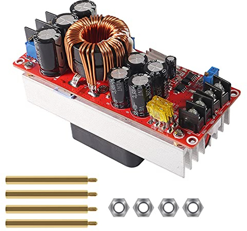 ALMOCN Voltage Boost Buck Module, 1500W 30A DC-DC Boost Power Converter Step-up Voltage Power Supply Module In 10~60V Out 12~90V (1500W 30A)