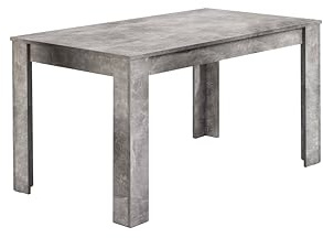 byLIVING Esstisch Nepal, Küchentisch in Beton-Optik, 140 x 80, H 75 cm | Großer Tisch