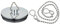 Chrome Sink Plug with Chain for Hand Washing Basin 1 1/2 Inch (38mm)