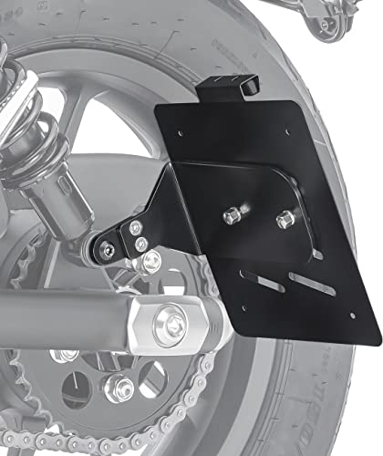 Seitlicher Kennzeichenhalter kompatibel mit Chopper Cruiser Retro Universal Craftride LH3
