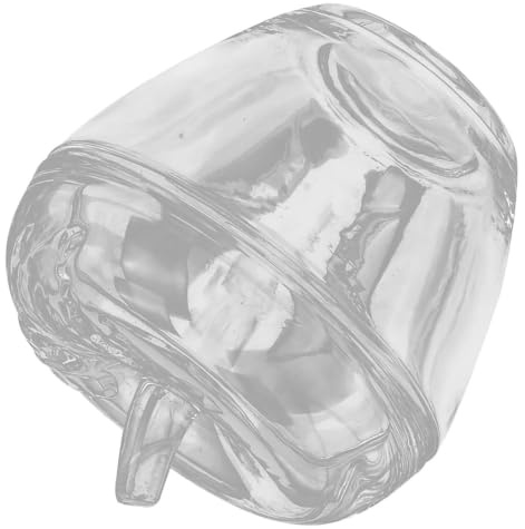 Cabilock Glasdose mit Deckel Klein - Bonboniere Glas Apfel Form, Transparente Vorratsdose für Süßigkeiten & Snacks, Apothekerglas für Bad & Schmuck, Zuckerdose