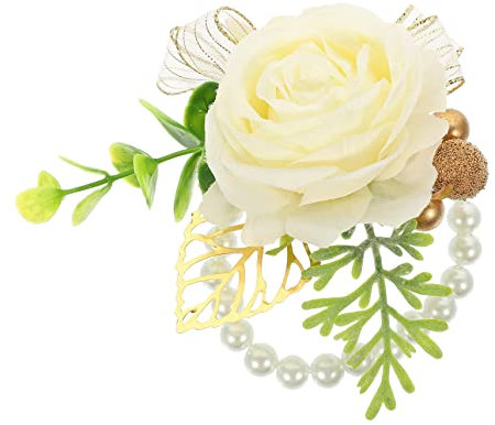 Garneck Blumen-anstecker Fürs Handgelenk Zur Hochzeit und Elegantes Brautjungfern-Armband-Accessoire