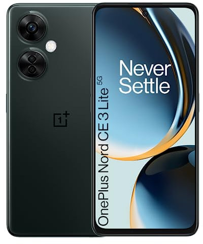 OnePlus Nord CE 3 Lite 5G, 8GB + 128GB, Gris Cromático, Garantía Local por 1 Año