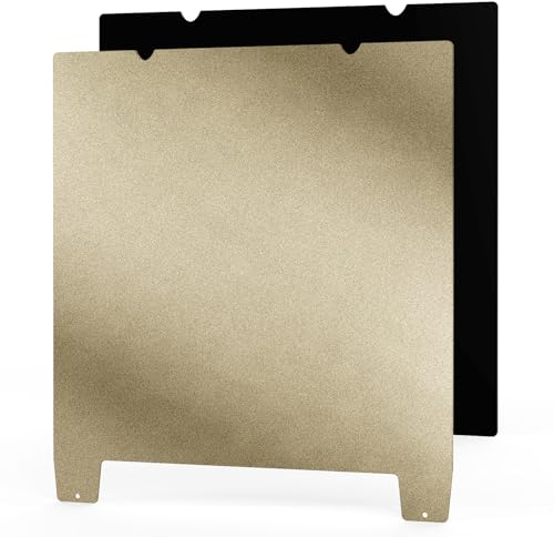 Twotrees doppelseitig strukturiertes PEI-Bauplatten-Set, 235 mm x 235 mm, magnetisches Federstahl-Druckbett für Creality K1/Ender 3/Ender 3 Pro/Ender 3 V2/Ender 3 S1/Ender 3 Neo/Voxelab 3D-Drucker