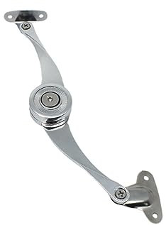 Angoily 1stücke Federbein Für Schranktüren Federstoßdämpfer Federhubstrebe Hochleistungsstrebe Vollstufiger Dämpfer Metallmaterial Satiniertem Silber-finish Verbesserte Leistung