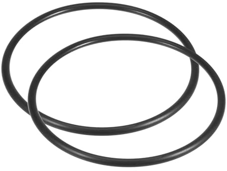 Kozelo 2 Pcs Correa Elástica Universal 23(581mm) de Perímetro Negro | para Motor de Máquina de Coser, 8.6mm de Grosor, para Uso en Accesorio de Máquinas de Coser Doméstica