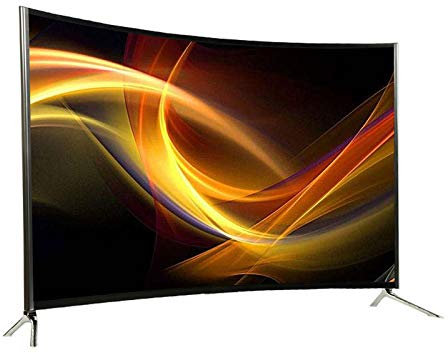 ATNCKS - 55 Curved Smart TV High Resolution Flat Screen TV HDMI Integrated USB VGA Ports - 60Hz Refresh Rate