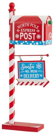 PNAJFUEL Boîte Aux Lettres de Noël, Décoratde Lettres, Boîte Aux Lettres de Ferme, Boîte Décorative Pour Lettres Au Père Noël, Boîte Aux Lettres de Noël Pour Bar