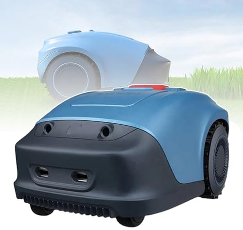 Wireless Robotic Lawn Mower, Perimeter Wire Free Robotic Lawn Mower, App Control, Mowing Width and Height 18 Cm/2-5.5 Cm, Multi-zone Management, Strong Climbing Ability, for Lawns