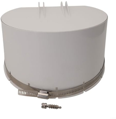 Insect Proof PVC Strainer Cap for Drains Perfect Solution for Garden and Balcony Systems (160mm)