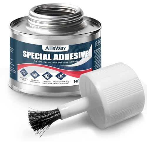 PVC Kleber, PVC Kleber Schlauchboot, PVC Kleberr Wasserfest, 100g | PVC Kleber Pool mit Pinsel zum Reparieren und Verkleben von Aufblasbaren Matratzen Poolbooten Paddleboards usw
