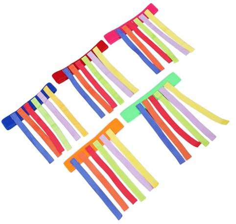 iplusmile 5piezas Cinturones para Atrapar Colas Niño Niña Juguetes De Exterior para Jardín De Infancia Entrenamiento Sensorial Coordinación y Trabajo Equipo Accesorios para Carnaval y Activi