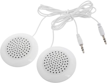 WEKADRIN 2 Pezzi Mini Altoparlanti Stereo per Telefono e Casse Piccole e Leggere per e Realistica per Dormire e Viaggi