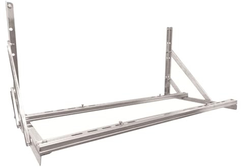 Heavy Duty Stainless Steel Wall Mount Bracket for AC Condensing Units Supports Universal Mini Split Air Conditioners & Heat Pumps Max 450kg Capacity HVAC Solution