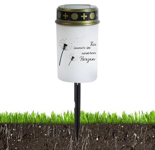 Dioeazh Iluminación Para Las Tumbas Del Cementerio,Vela Sin Llama - Luz LED de Estaca Exterior para Decoración de Tumbas Cementerio Jardín Patio