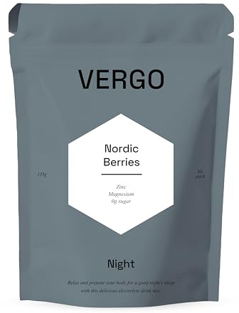 VERGO NIGHT vitamin- & elektrolyttabletter | För vila, återhämtning & balans | Med magnesium, B6 & zink | Svensk premiumformel för kvällsrutin & sömnkvalitet | 30 brustabletter