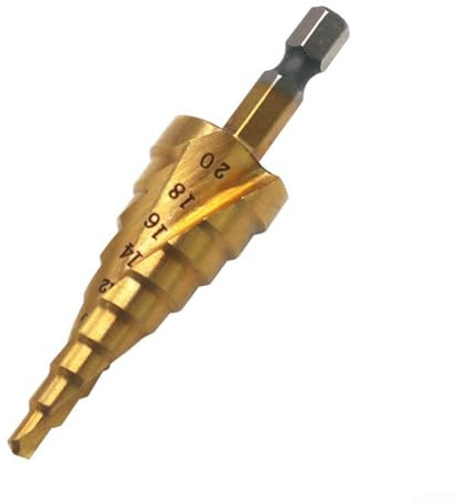 Hochgeschwindigkeitsstahl-Pagoden-Spiral-Stufenbohrer-Set für Metall, Holz, Kunststoff, 4–12 mm, 4–20 mm, 4–32 mm Lochöffner-Set (B)