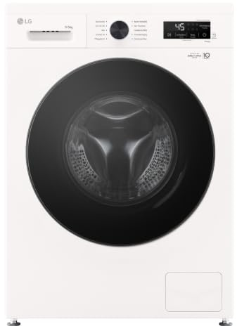 LG W4WB3095Y Waschtrockner (9 kg Waschen/5 kg Trocknen, Energieeffizienzklasse A/E 1.300 U/Min.) mit Steam, AquaLock und 6 Motion, Weiß