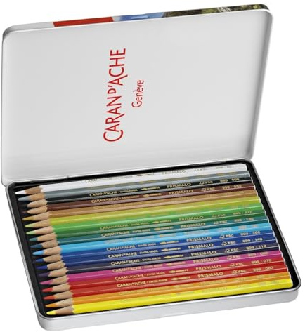 Caran d'Ache Tin of 18 Prismalo Aquarelle Pencils