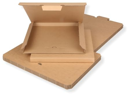 10 St. LP Schallplatten Versandkartons Kartonage für 3-6 Vinyl LP Maxi 12 Zoll 325x325x20 mm extra stark