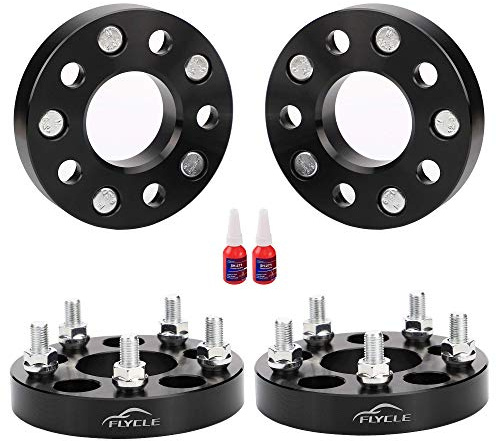 FLYCLE Lot de 5 élargisseurs de Voie pour TJ YJ XJ KJ KK 1 5 x 114,3 mm Élargisseurs de Voie pour Grand Cherokee ZJ 1992-1998 Ranger 1982-2012 Explorer 1990-2018 avec 1/2-2-22 0 boulons