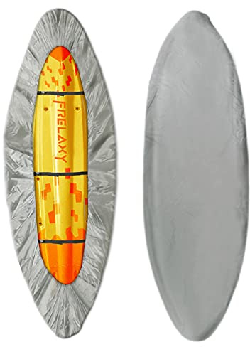Frelaxy 420D Kayak Cover, Heavy Duty Waterproof UV Resistant Kayak Covers for Outdoor Storage, Ultra Strong Canoe Storage Dust Cover, Great for Indoor & Outdoor 9.8-13.5ft