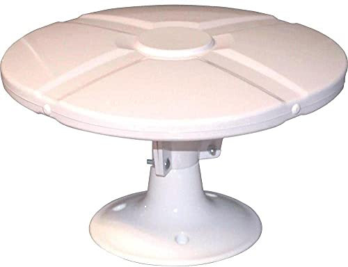 HDME ANTENNE TV TNT EXTÉRIEURE OMNIDIRECTIONNELLE TONNA + AMPLIFICATEUR Blanc - Gain AMPLIFIÉE 40 DB