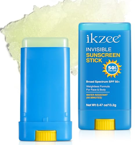 Osynlig solskyddspinne SPF 50+, 13G brett spektrum fuktgivande solkräm, fast tillstånd, lång livslängd och vattentät