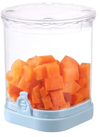 Walopola Tagliaverdure tritatutto, affettaverdure e cubettatrice - Tagliaverdure Affettatrice per patate,Affettatrice per verdure multifunzione, tritacarne per aglio, tritatutto in acciaio