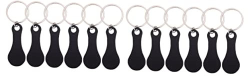 Tofficu 2 Set Carrello Token Chiave Dell'Automobile Fob Portachiavi Per Auto Moneta Carrello Della Spesa Chiavi Ciondolo Catena Chiave Carrello Della Spesa Gettoni Portachiavi 6 pezzi * 2
