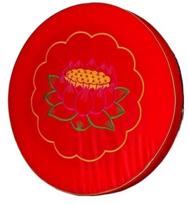 Bodenkissen Kissen Chinesisches Lotus-Yoga-Bodenkissen, Meditationskissen, Gebetskissen, rundes dekoratives Meditationskissen for Sitzen auf dem Boden, Meditationskissen Bodenkissen für Wohnzimmer Tat