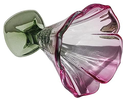 OFFSCH Vaso De Vidrio Decorativo Para Leche y Té Portavasos Copa De Detalles Para Servir Casa