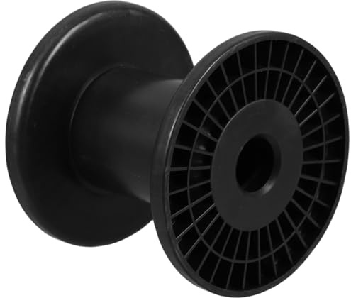 GLEAVI Plastic Winding Spool Cable Reel High Stability Lightweight Cord Storage Wheel Black for Electronics Packaging and Enamelled Copper Wire Management