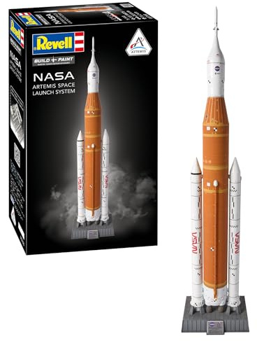 Revell 03760 Sistema de lanzamiento espacial Artemis de la NASA (SLS) escala 1:144 - Kit de modelo de plástico sin construir/sin pintar