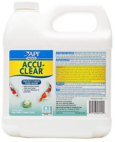 API POND ACCU-CLEAR Pond Water Clarifier 1.89-Litre Bottle,White