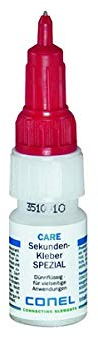CONEL Sekunden-Kleber SPEZIAL 10g Metall (Metal) Flüssig klar Flasche mit Drehverschluss