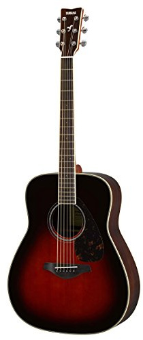 Yamaha FG830 Solid Top Acoustic Guitar, Tobacco Sunburst